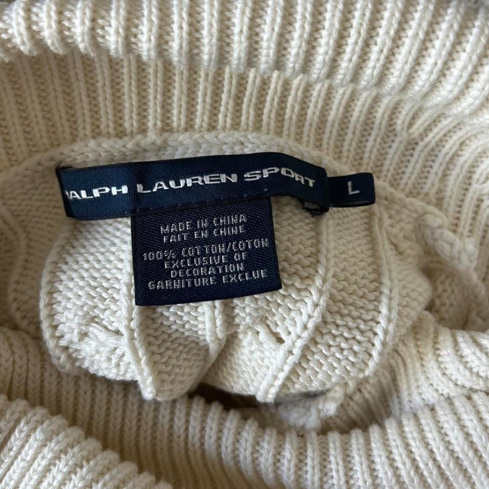 Cream Cable Knit Sweater - Picture 7 of 7